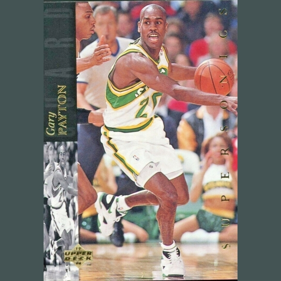 Gary Payton Seattle SuperSonics Mitchell & Ness Swingman Basketball Jersey #20 - Picture 3 of 12